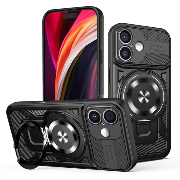 Defender Armor Mag-skal för iPhone 16 6,1\" svart