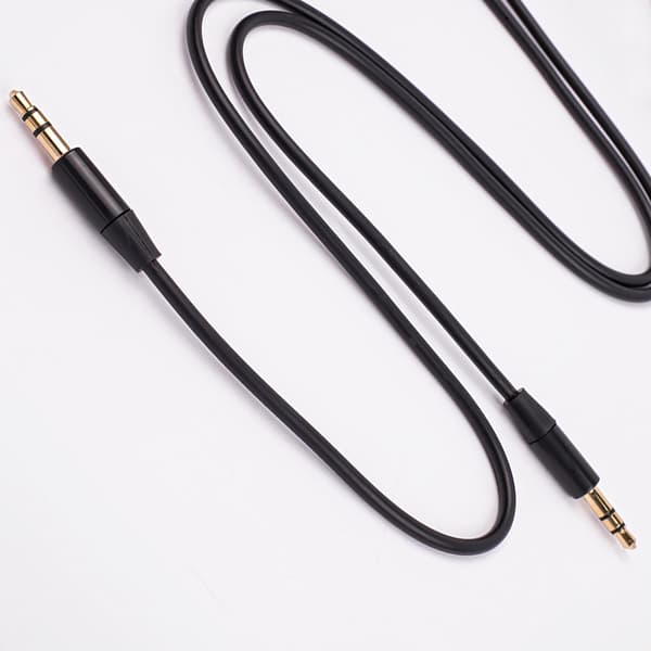 Maxlife ljudkabel jack 3 5 mm - jack 3 5 mm 1m svart svart