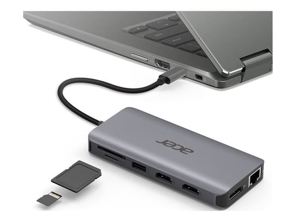 Acer 12-i-1 USB-C Adapter USB-C Dockningsstation
