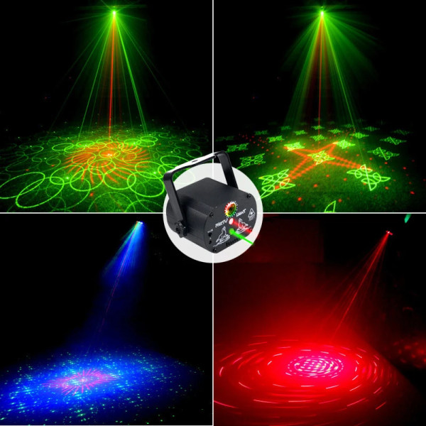 Projektionslampa DJ Disco Laser Light för födelsedag Julklapp