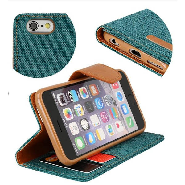 Canvas Case förIPHONE 7/8+ jeans Jeans blå