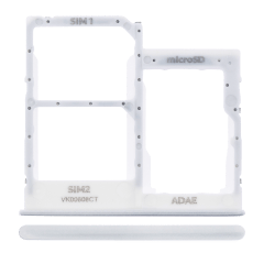 Dubbel SIM-kortplats för Samsung Galaxy A41 (A415 / 2020) (Prism Crush Silver) silver