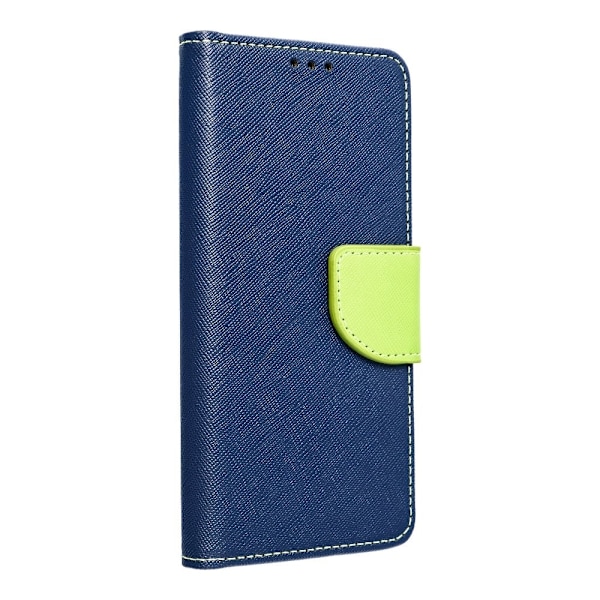 Fancy Book case for IPHONE 12 / 12 PRO navy/lime blå