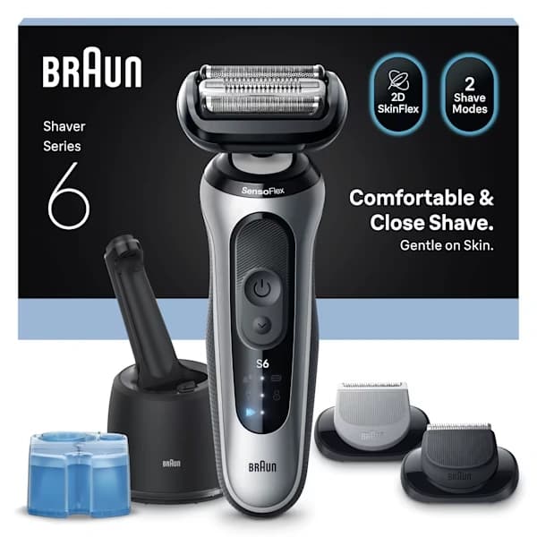 Braun Series 6 62-S7650cc Barbermaskine Sölv