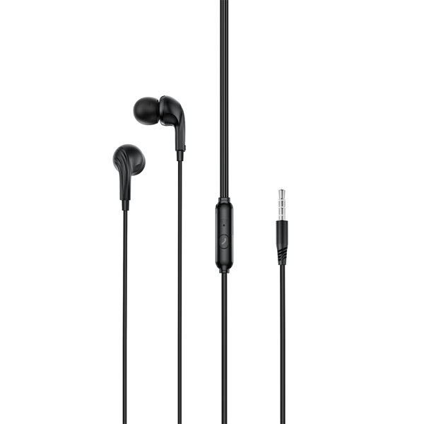 XO trådbundna hörlurar EP86 jack 3,5mm svart