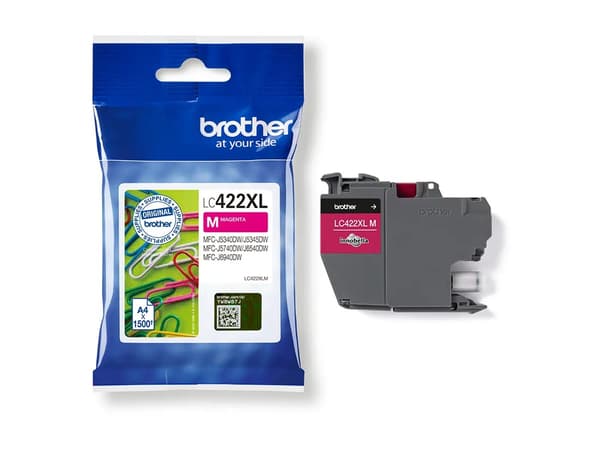 Brother LC 422XLM Magenta 1500 sidor bläck