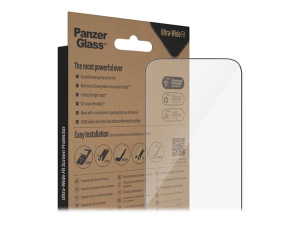 PanzerGlass svart Transparent svart