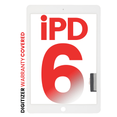 Digitizer för iPad 6 (2018) (Eftermarknad Pro: XO7) (Vit) vit