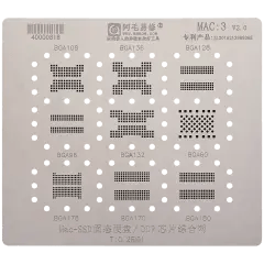SSD-DDR / IC Stencil för MacBooks (MAC 3)