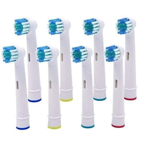 8 st Borsthuvud för Oral-B tandborste vit