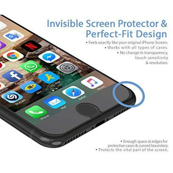 2 st härdat glas för iphone 8