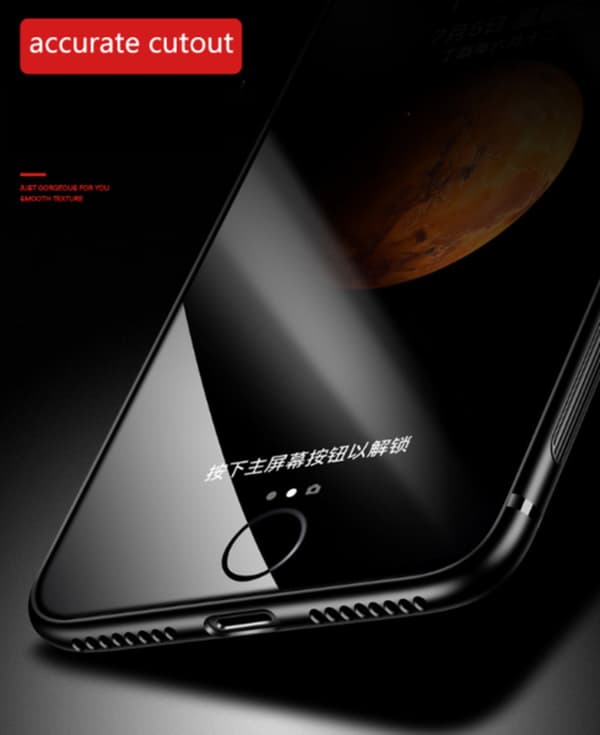Glas fodral För Iphone 7/8 röd