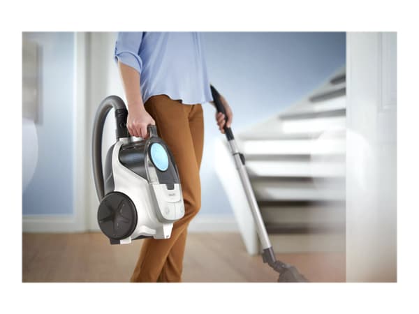 Philips 2000 Series XB2122 Dammsugare 1.3liter Arktisk vit/himmelblå