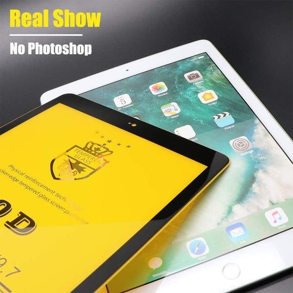 Härdat glas 10 D för ipad 7 10.2" vit