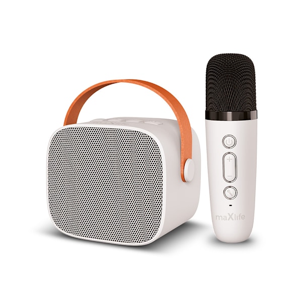 Maxlife Bluetooth karaoke-högtalare MXKS-100 vit