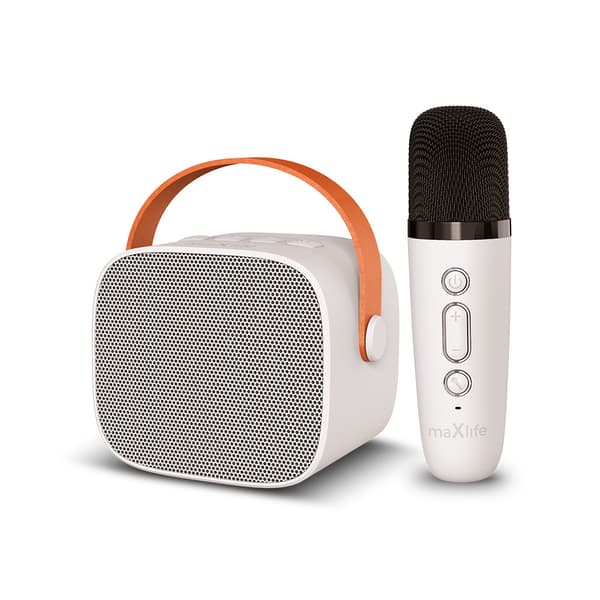 Maxlife Bluetooth karaoke högtalare MXKS-100 vit blå