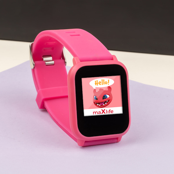 Maxlife smartwatch Kids MXSW-200 rosa med kontantkort röd