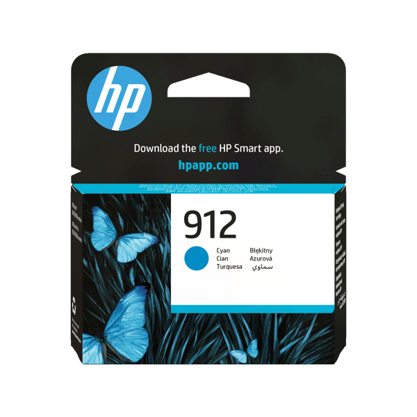 HP 912 Cyan 315 sidor bläck 3YL77AE
