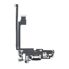 Laddningsport Flexkabel för iPhone 12 Pro Max (Eftermarknad Plus) (Grafit) svart