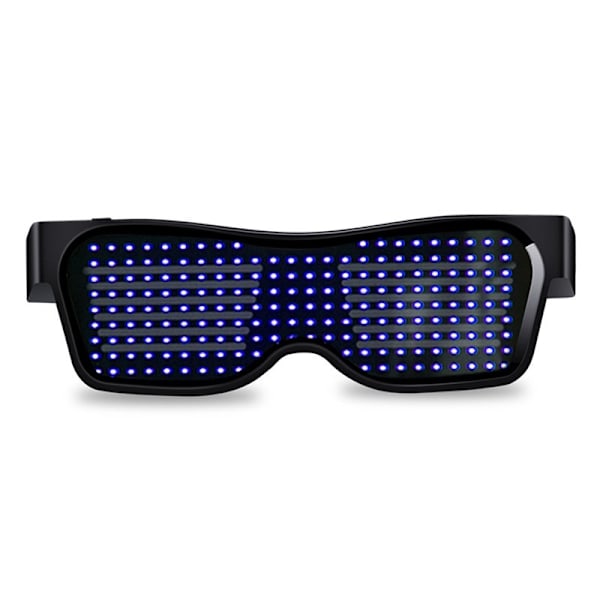 Bluetooth Appkontroll  Led Party Glasögon blå blå