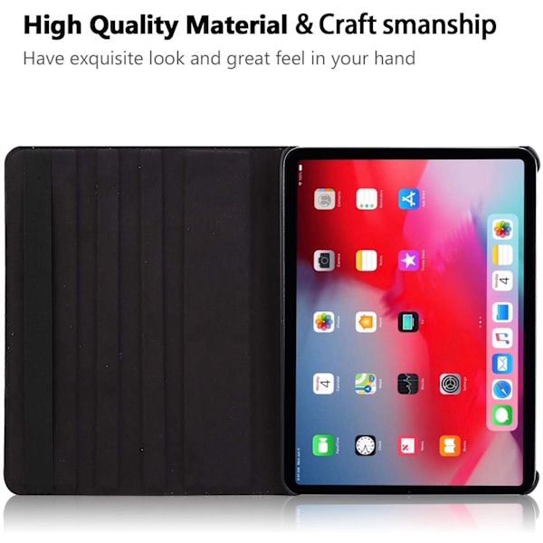 roterandefodral  för iPad air 10.9 (2020)svart svart