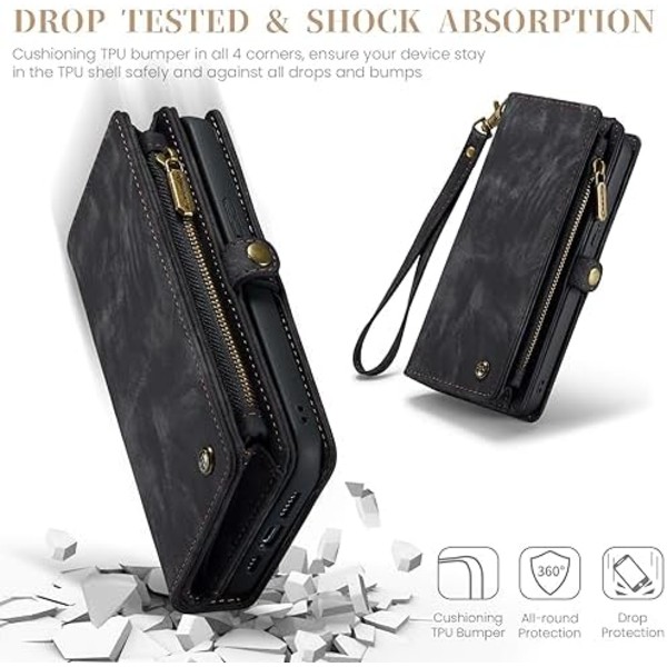caseme 008 iphone 16 plus svart svart