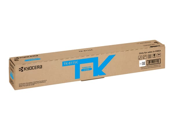 Kyocera TK 8115C Cyan 6000 sidor Toner 1T02P3CNL0