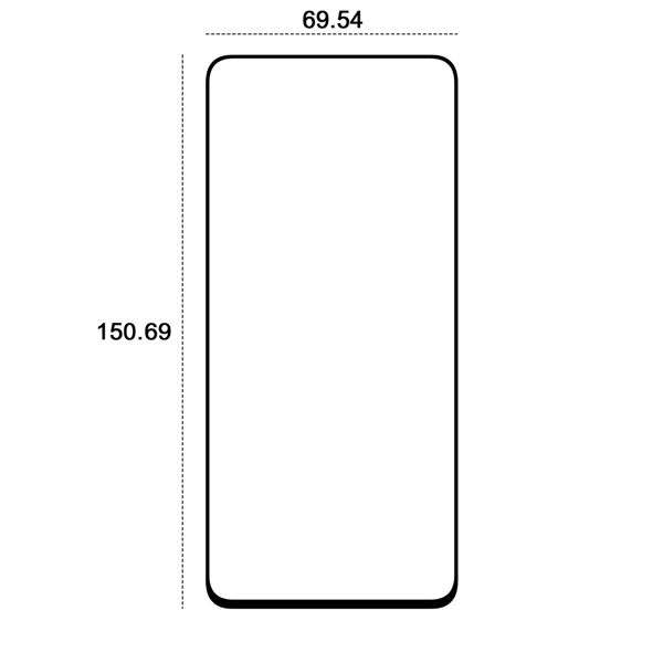 Etteri härdat glas 9D för Samsung Galaxy S21 Fe
