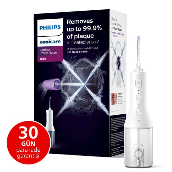Philips Sonicare Power Flosser 3000 HX3826 Munskölj vit