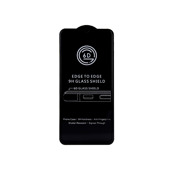 Härdat glas 6D för iPhone 7 / 8 svart ram