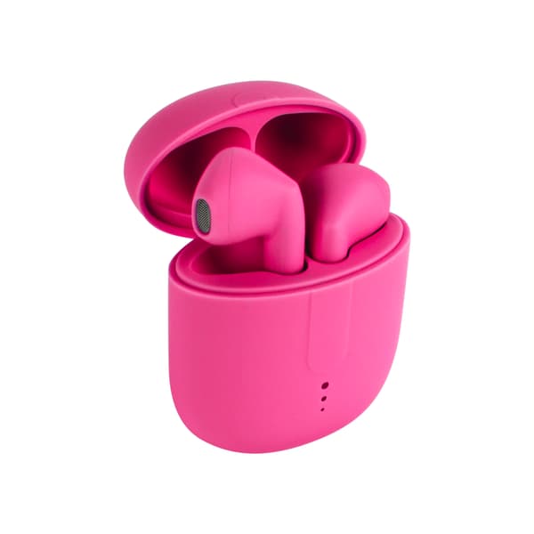 Setty Bluetooth-hörlurar TWS med laddningsfodral STWS-16 rosa