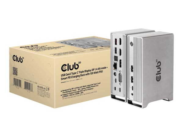 Club 3D CSV-1568 USB 3.2 Gen 2 Dockingstation