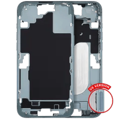 Mellanram med ström- och volymknapp för iPhone 16 Plus (amerikansk version) (eftermarknad Plus) (blågrön)