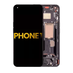 OLED-enhet med ram för Nothing Phone 1 (renoverad) (svart) svart