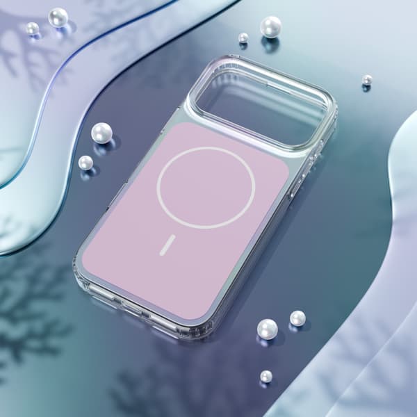 Etteri Hidden Pearl Case for iPhone 17 Pro Max 6.9\" Pink