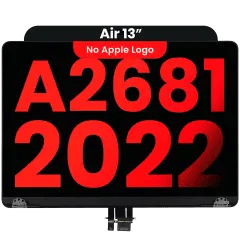 Komplett LCD-skärmmontering för MacBook Air 13\" (A2681 / mitten av 2022) (Eftermarknad Plus) (Midnatt)