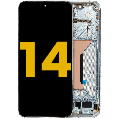 OLED-enhet med ram för Xiaomi 14 (renoverad) (jadegrön) grön