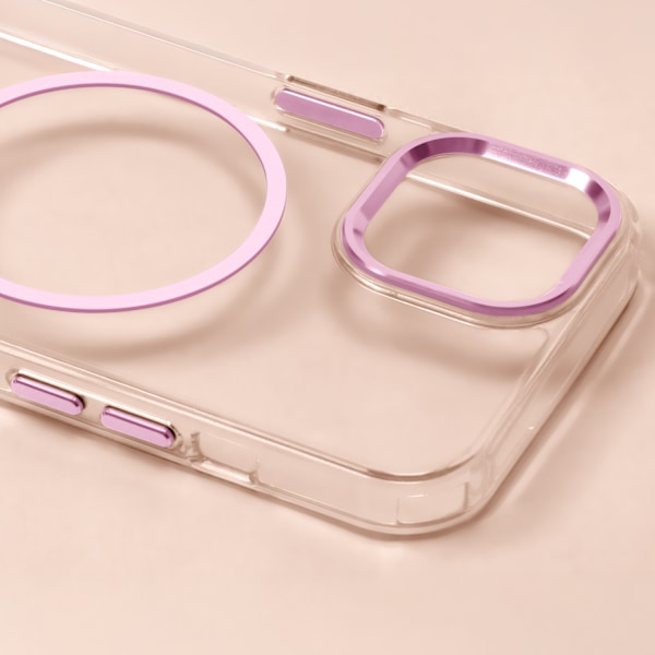 Tunt MagSafe-skal för iPhone 16e / 17e rosa