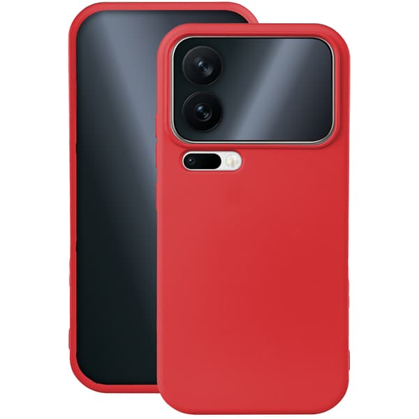 Silikonskal för Xiaomi 17 Pro röd