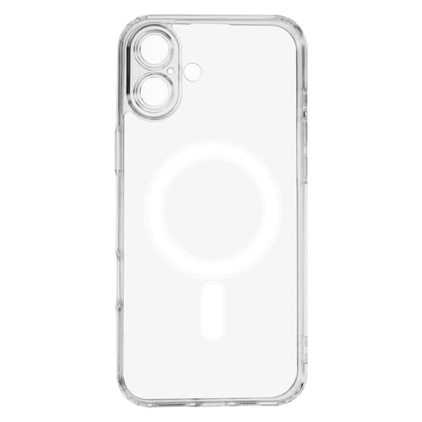 Anti Shock 1,5 mm Mag skal för iPhone 16 transparent kameraskydd