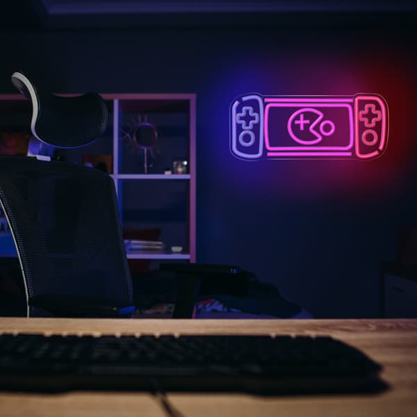 Neon PLEXI LED SPELKONSOL flerfärgad FPNE27 Forever Light