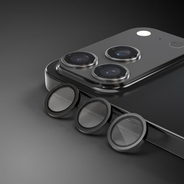 Etteri Camera Lens Protector for iPhone 17 Pro / 17 Pro Max Black