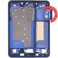 Mellanramshölje för Samsung Galaxy S25 5G (amerikansk och internationell version) (marinblå) blå