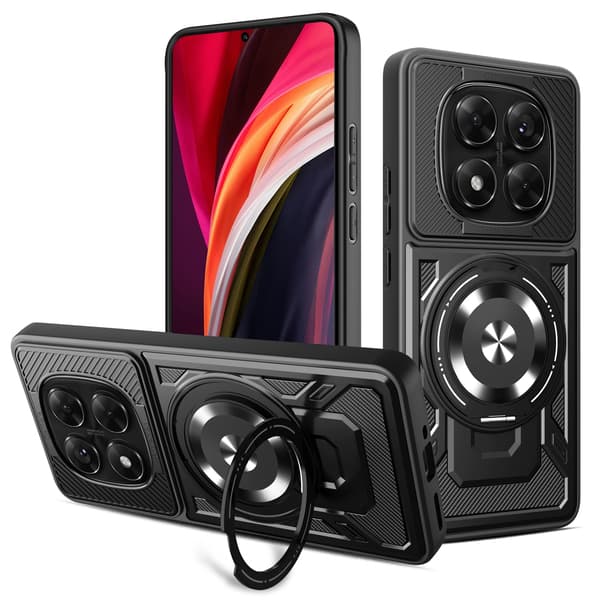 Defender Armor Mag-fodral för Xiaomi Redmi Note 14 Pro 5G svart