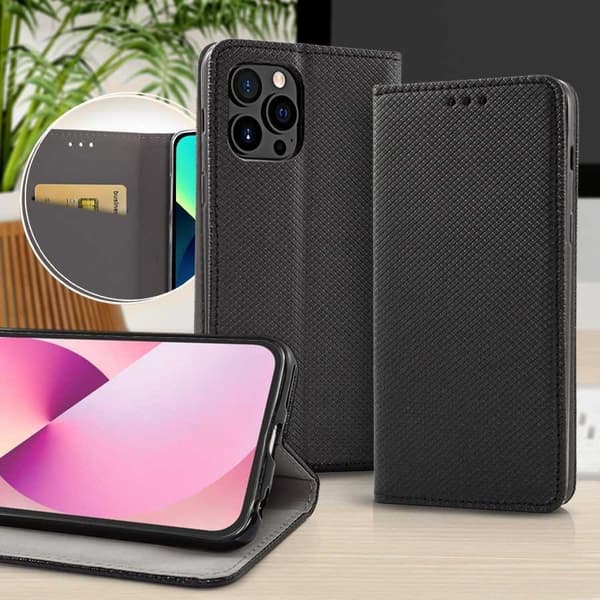 Smart Fodral för iPhone 15 Plus – Svart