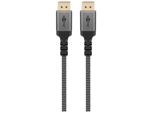 goobay 20 pin DisplayPort han -> 20 pin DisplayPort han 1 m Grå