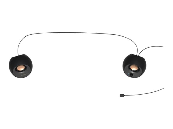 Creative Pebble V3 2.0-kanal Höjttalere svart svart