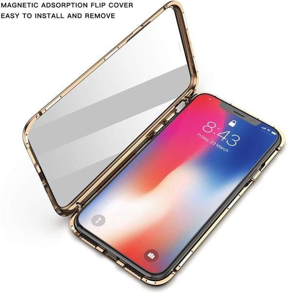 Top kvalitet magnet fodral för din iphone 11|röd