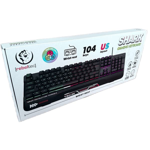 Rebeltec gamingtangentbord SHARK