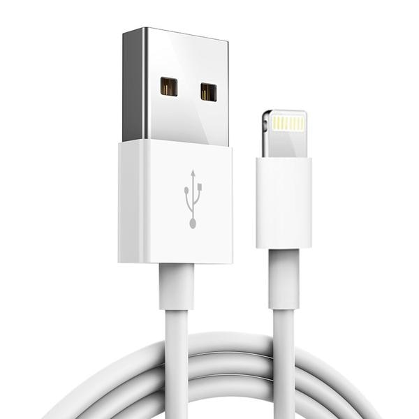 hög kvalitet 2 m iphone  kabel "Vit"
"White"